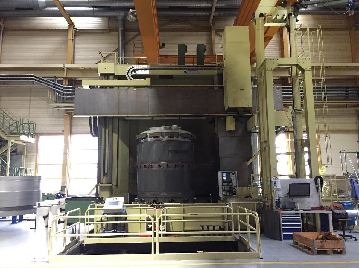 Used Dorries Scharmann Contumat 3 MC: VC 4600/400 CNC Single Column Vertical Turning Machine with Live Spindle Side Head