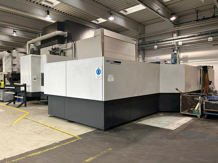 Used DMG DMC 340 U CNC Universal Machining Center with 2 Pallet System & Rotary Table Plate