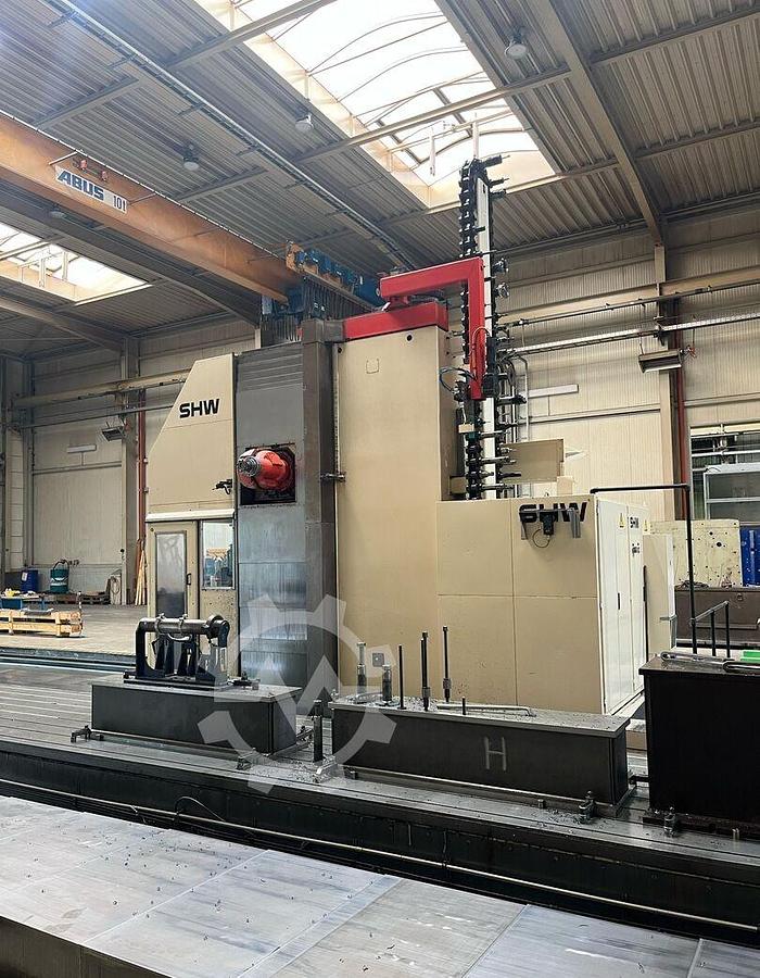 Used SHW UF 6 Doppelstander CNC Floor Type Horizontal Boring Machine with 2 Columns