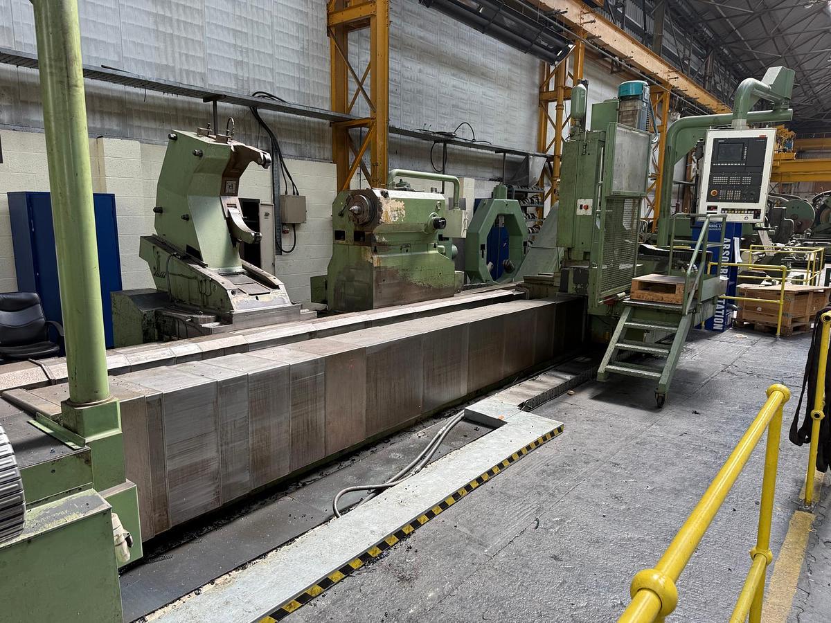Used Tacchi HD3 / 140L CNC Horizontal Lathe with Live Spindle Milling Tower & C-Axis