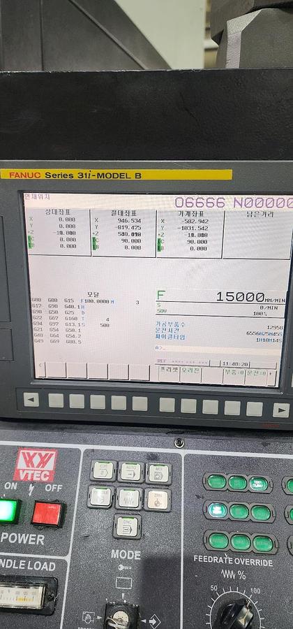 Used Vision Wide NF 8223 CNC Planer Type Milling Machine