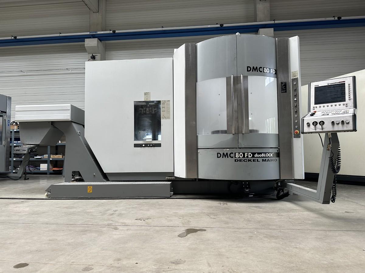 Used DMC 80 FD duoBLOCK 5-AXIS MACHINING CENTER - MILLING & TURNING