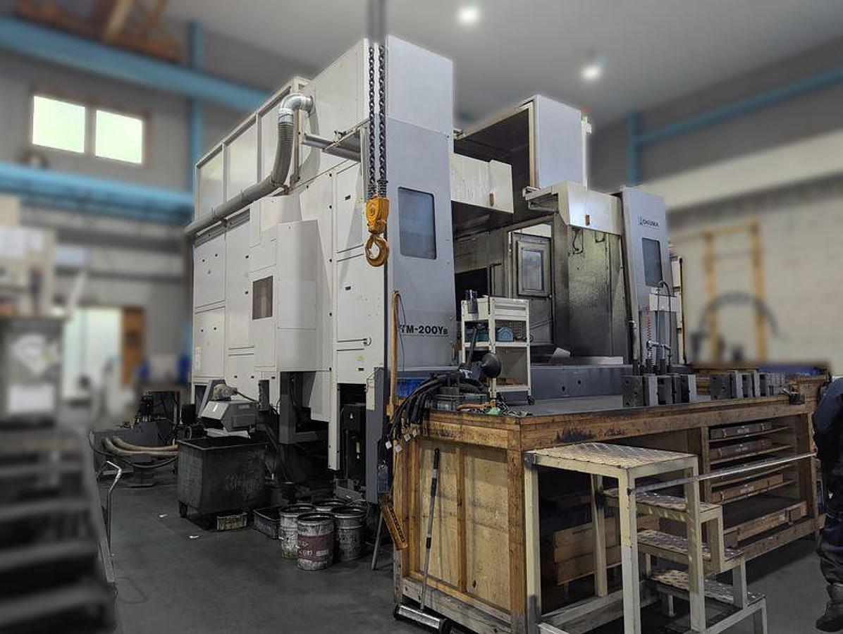 Used Okuma VTM 200YB CNC Vertical Multi-Tasking Machining Center