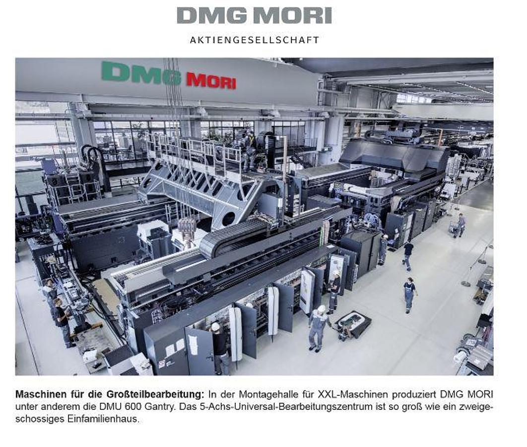 Used DMG DMU 600 G Linear CNC 5-Axis Gantry Milling Machine