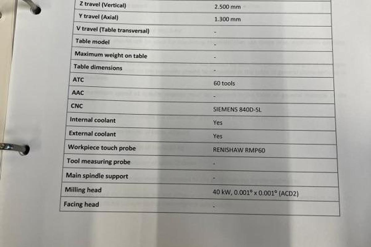 Used Juaristi ML3 CNC Floor-Type Travelling Column Horizontal Boring Machine
