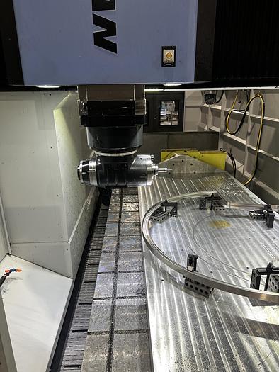 Used Doosan DBM 2550 CNC Bridge Type Milling Machine with 4th Axis Rotary Table