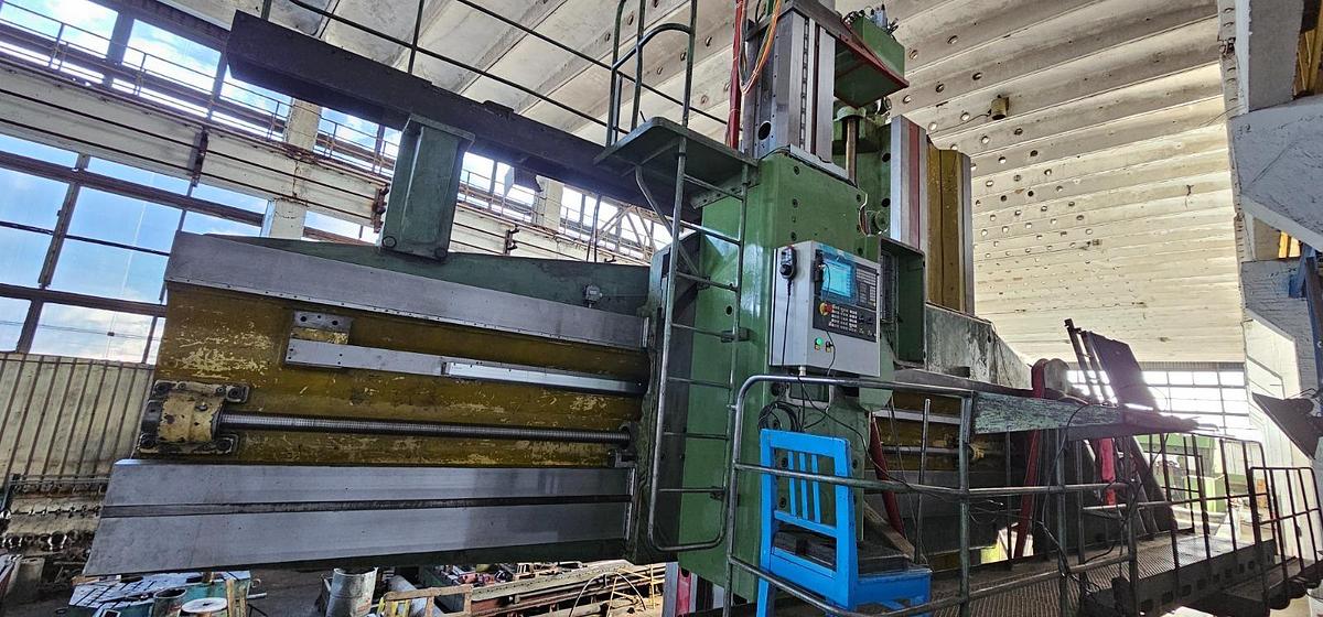 Used Blansko SKSJ 1A CNC Single Column Vertical Turning & Boring Machine with Live Spindle