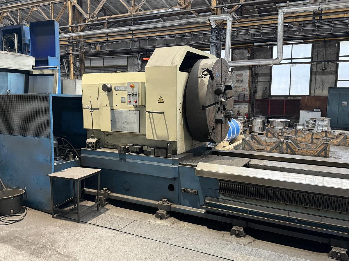 Used Poreba TCF 160 x 6000 CNC Three Slides Horizontal Lathe