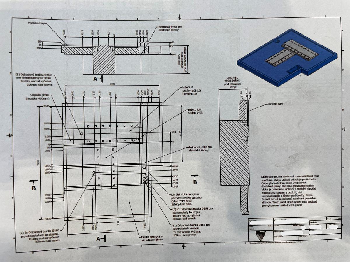 Used Fermat WFT 13 CNC Table Type Horizontal Boring Machine