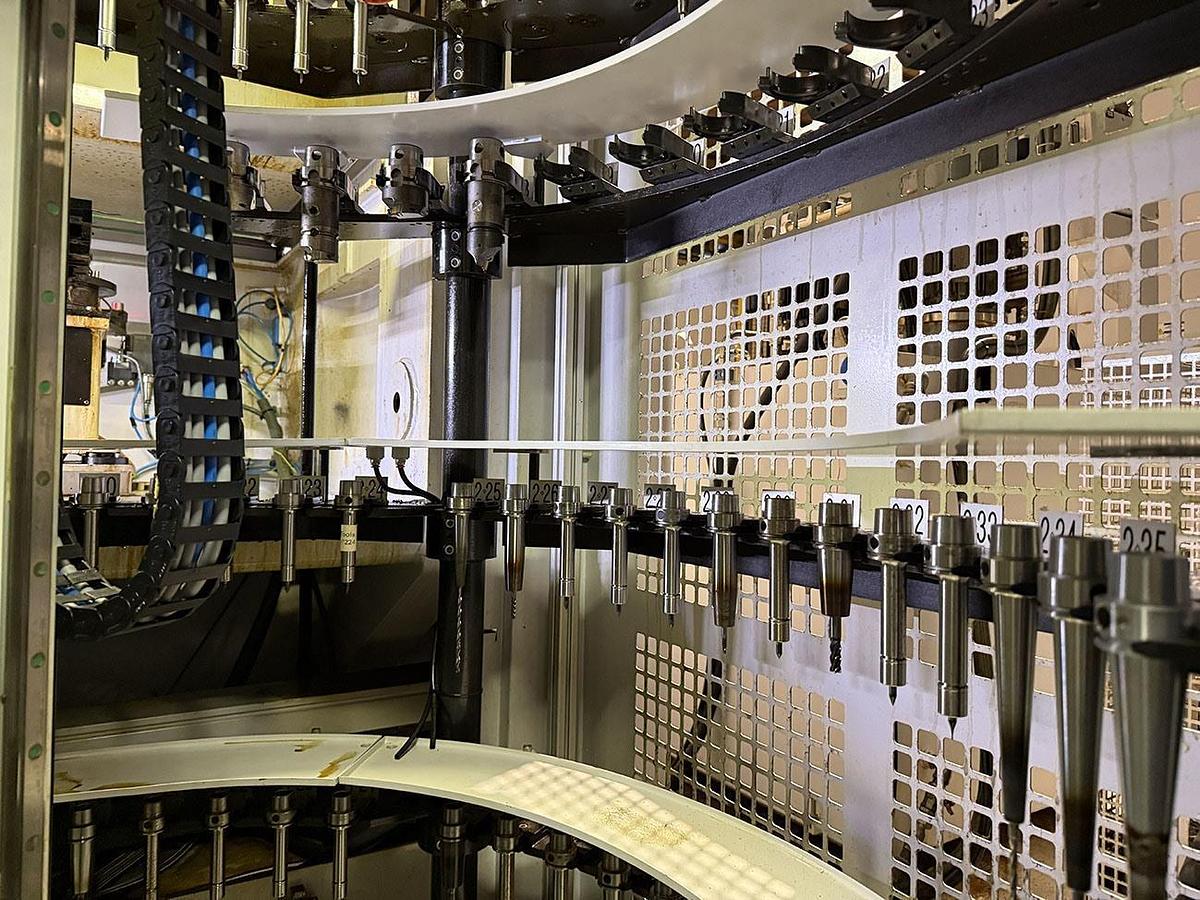 Used 3x Breten 5-Axis Machining Centers with Fanuc Robot Loader 