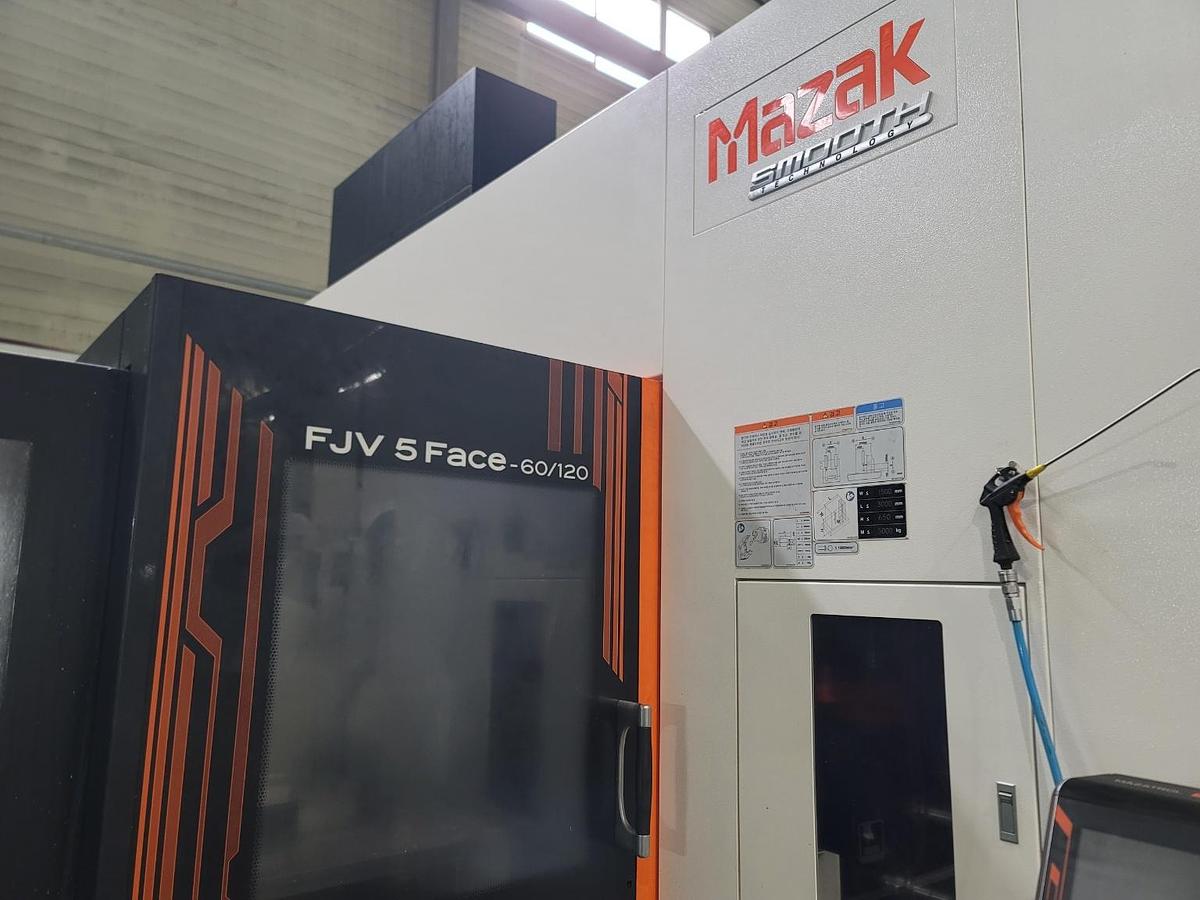 Used Mazak FJV 5-Face 60/120 CNC Vertical Machining Center