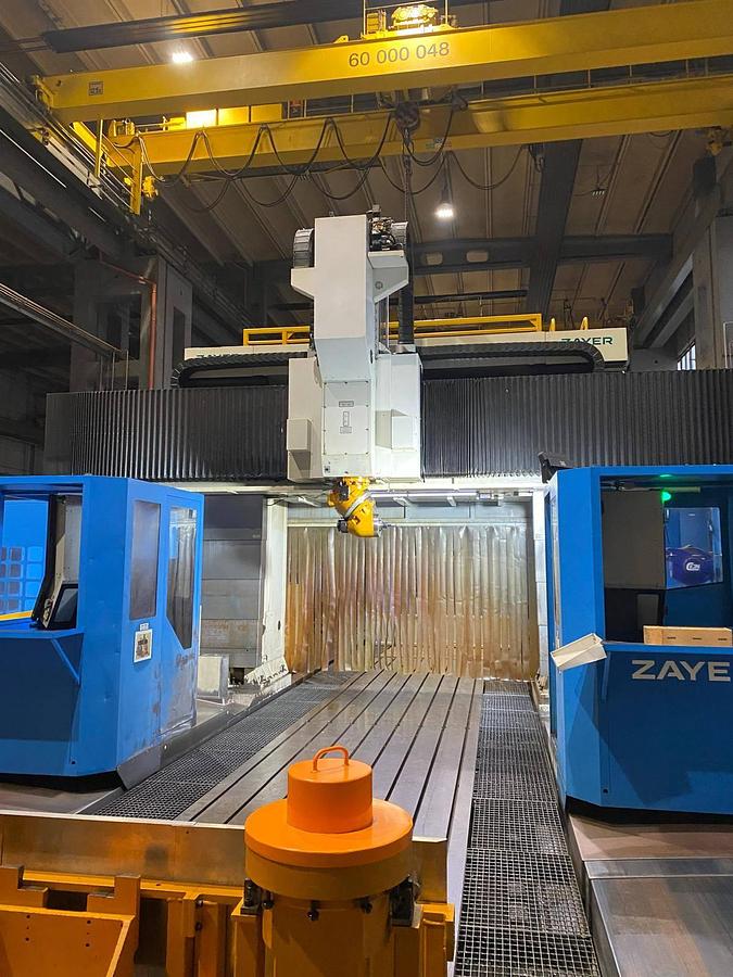 Used Zayer GMCU 10000-AR CNC Gantry Type Double Column Milling Machine