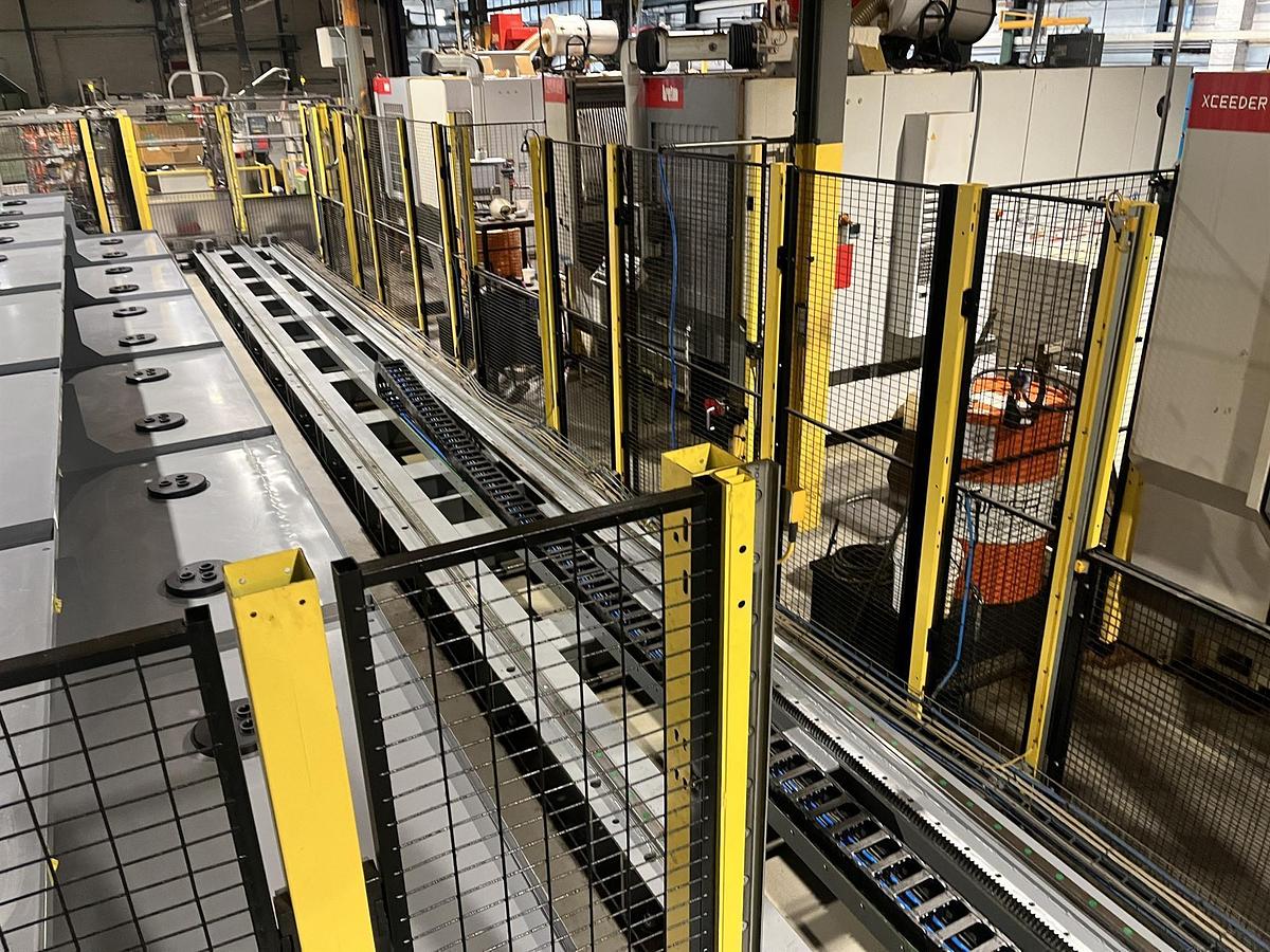 Used 3x Breten 5-Axis Machining Centers with Fanuc Robot Loader 