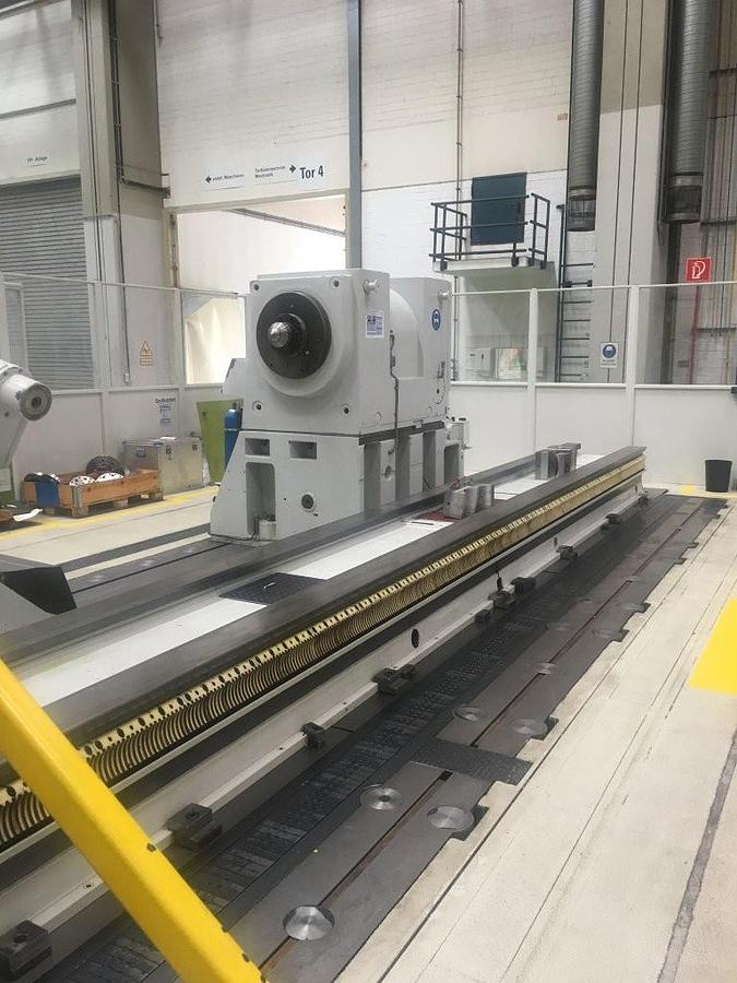 Used Zerbst DXP 5/W15 X 15000 CNC Heavy Duty Horizontal Lathe