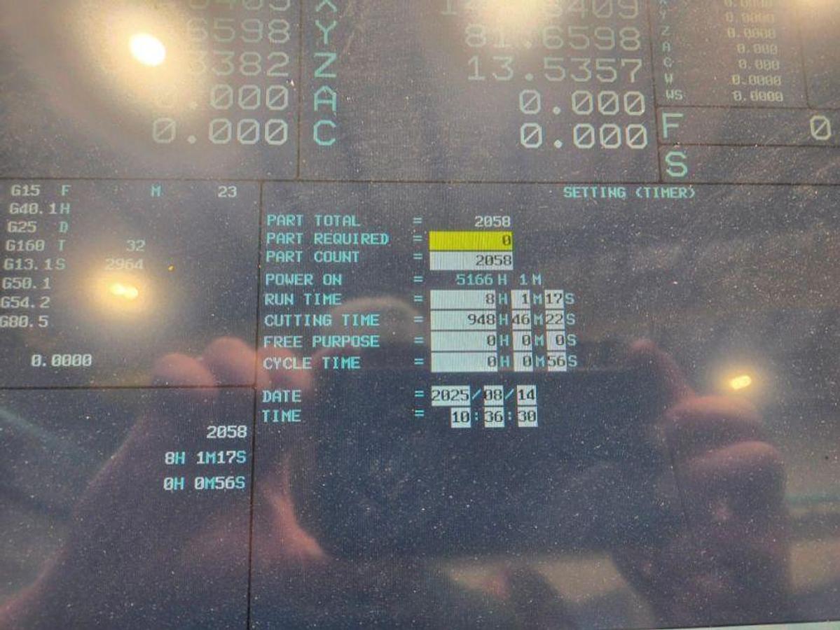 Used Johnford DMC 5100PH CNC 5-Axis Double Column Machining Center 