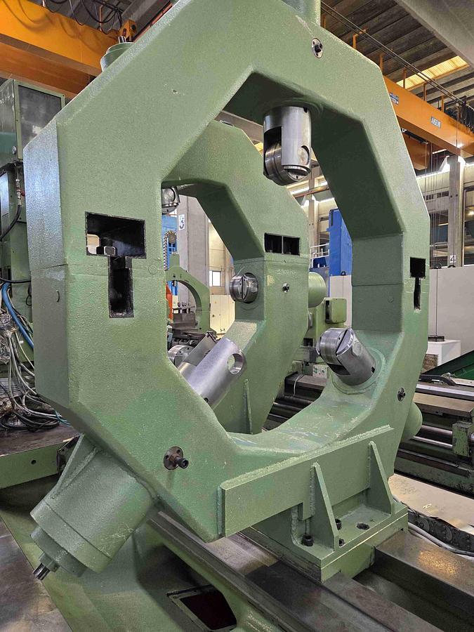 Used Tacchi HD3 / 140L CNC Horizontal Lathe with Live Spindle Milling Tower & C-Axis