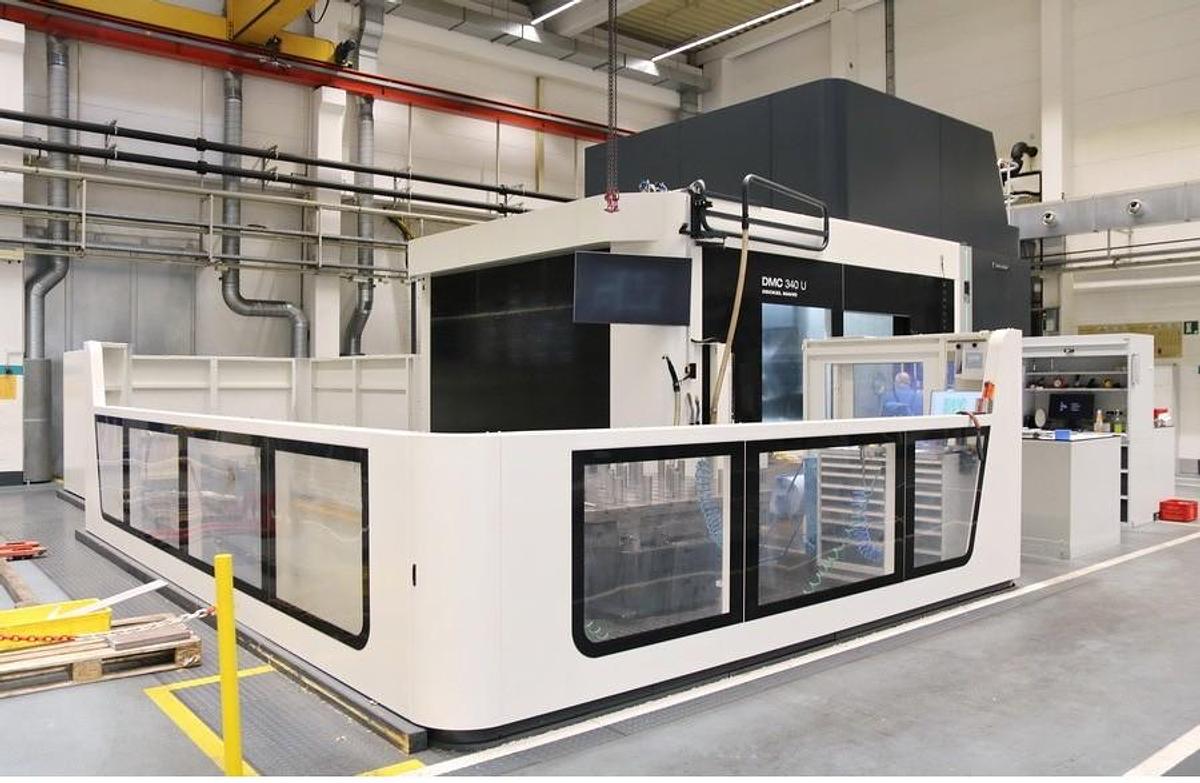 Used DMG DMC 340 U CNC 5-Axis Universal Machining Center with 2 Pallet Changer