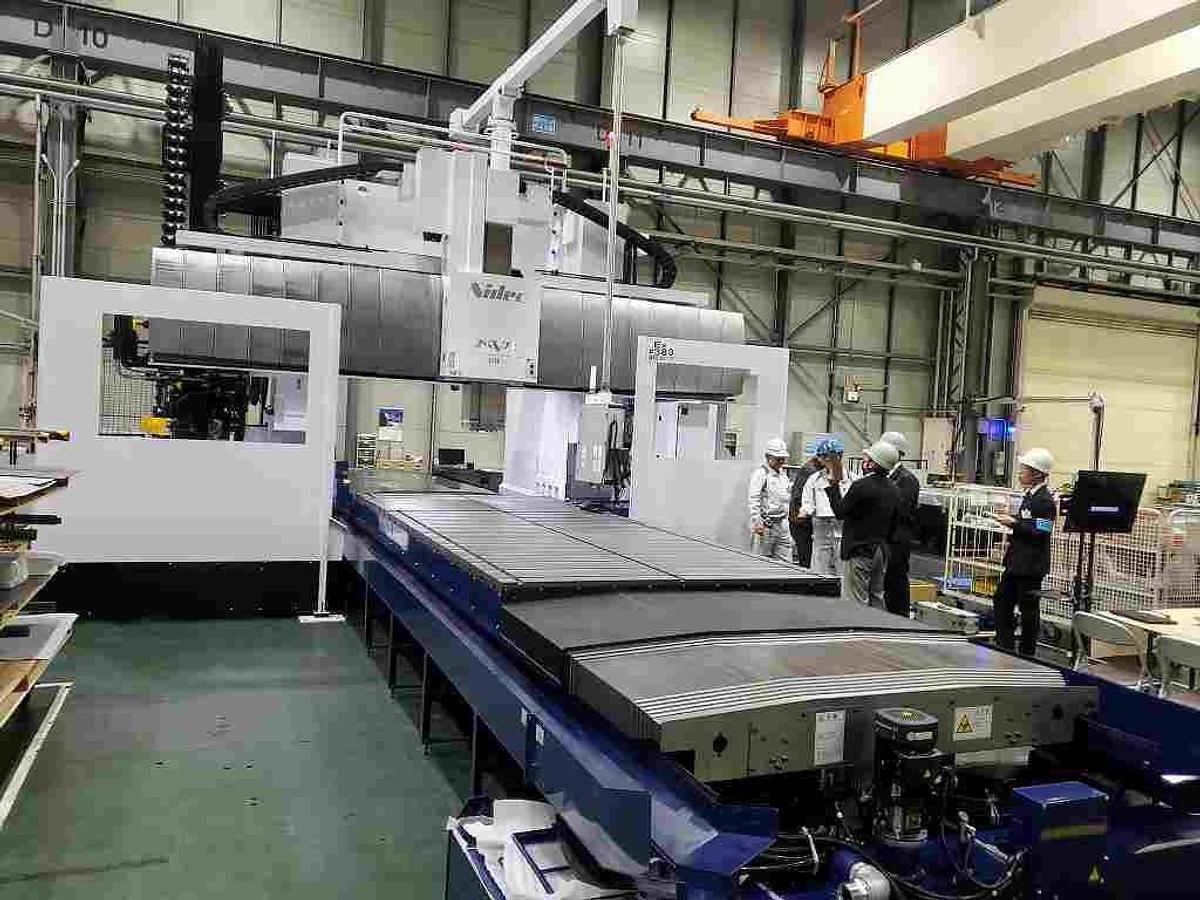 Used Nidec MVR 30EX CNC 5-Face Double Column Bridge Type Multi Machining Center