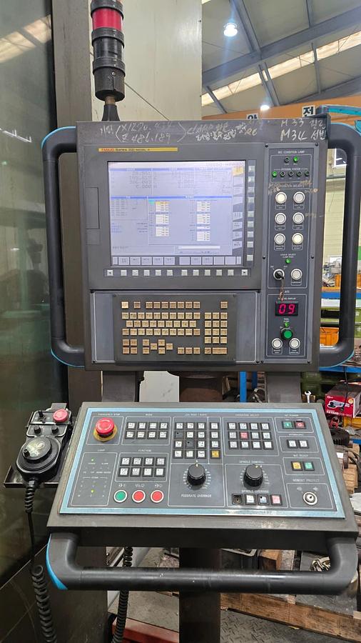 Used Hankook VTC 200E CNC Vertical Turning & Milling Machine with Live Spindle & Table C-Axis