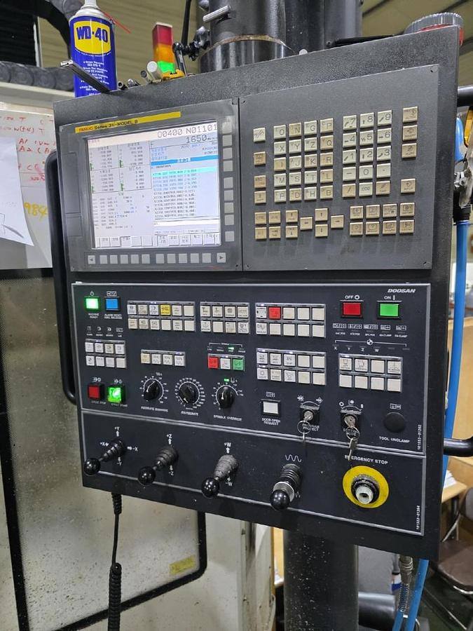 Used Doosan BM 2740M CNC Bridge Type Machining Center