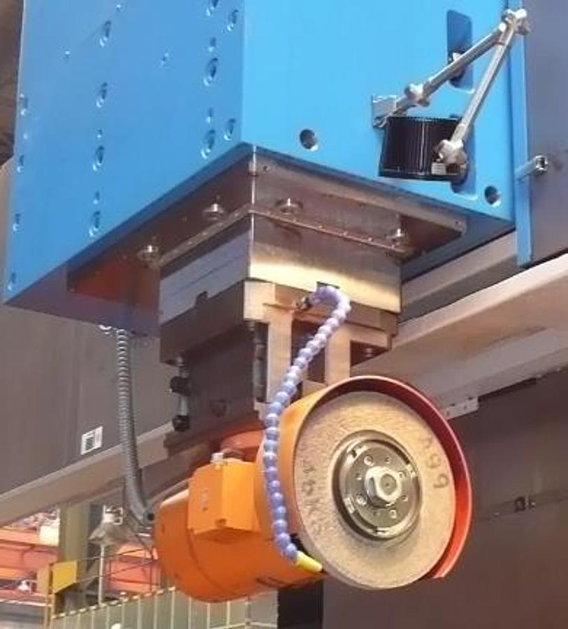 Used TOS KURIM FRUF 300/12 CNC Gantry Type Milling Machine with 3000mm Diameter VTL Rotary Table and 2-Axis Sweeping Head