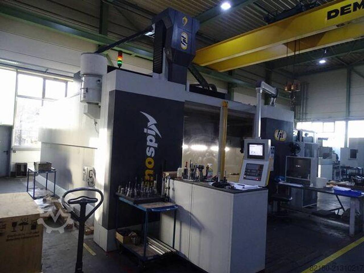 Used FPT DinoSpin 5-Axis CNC Gantry Type Milling Machine