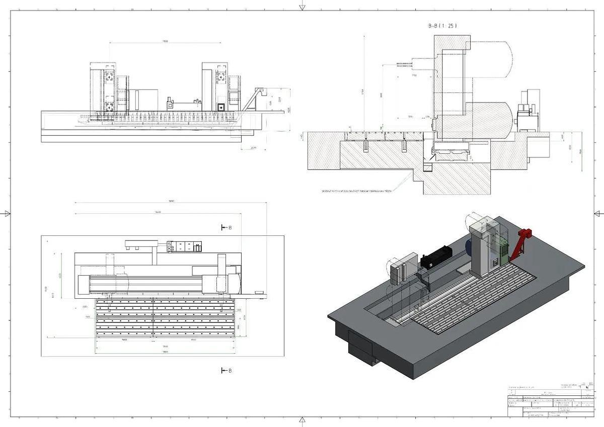 Used Union PCR 160 CNC Floor Type Horizontal Boring Machine