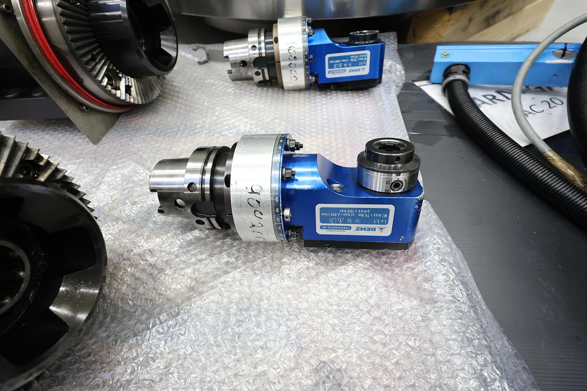 Used Pietro Carnaghi AC 20 TM-1800 Single Column CNC Vertical Boring & Milling Machine with Live Spindle Table C-Axis & 2 Pallet Changer