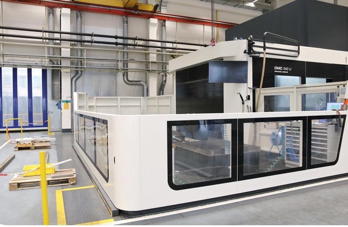 Used DMG DMC 340 U CNC 5-Axis Universal Machining Center with 2 Pallet Changer