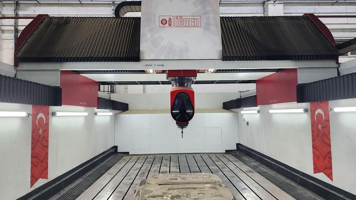 Used IGREK 3500 XL CNC 5-Axis Simultaneous Portal Gantry Type Milling Machine