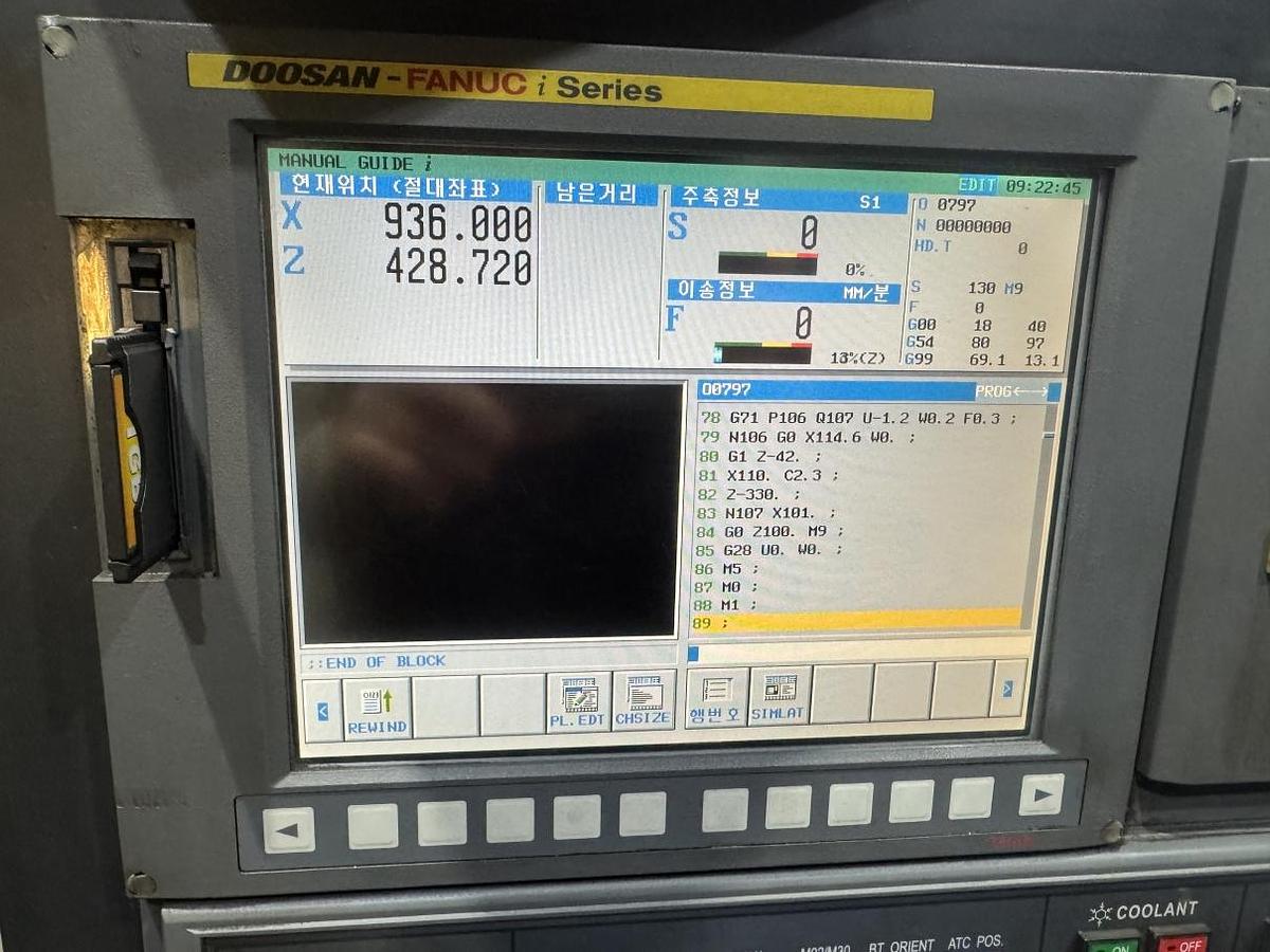 Used Doosan VTS 1620 CNC Vertical Turning Machine