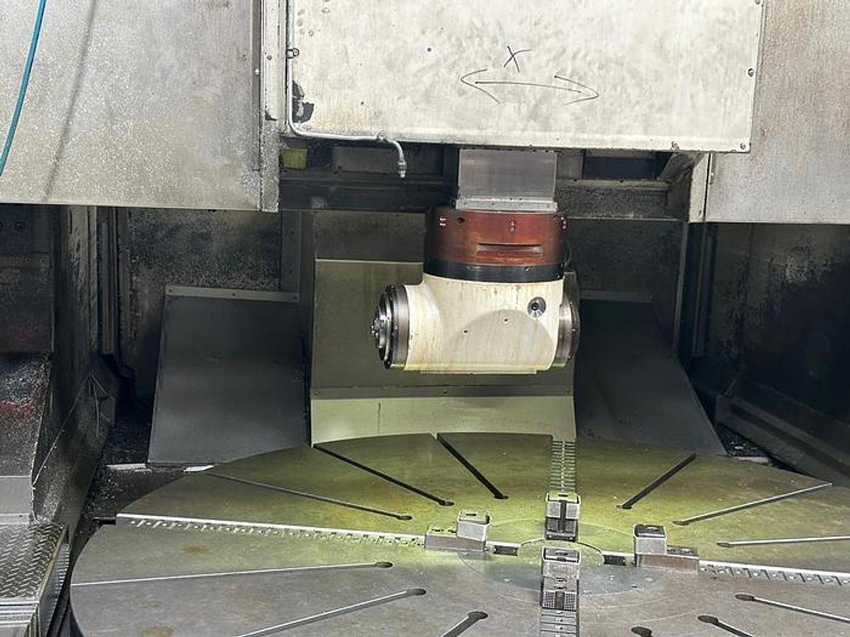 Used Schiess VMG CNC Vertical Boring & Milling Machine with Live Spindle & Table C Axis