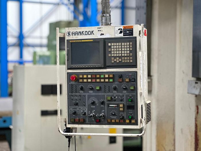 Refurbished Hankook VLC 30/70 CNC Single Column Vertical Turning and Boring Machine with Live Spindle & Table C-Axis