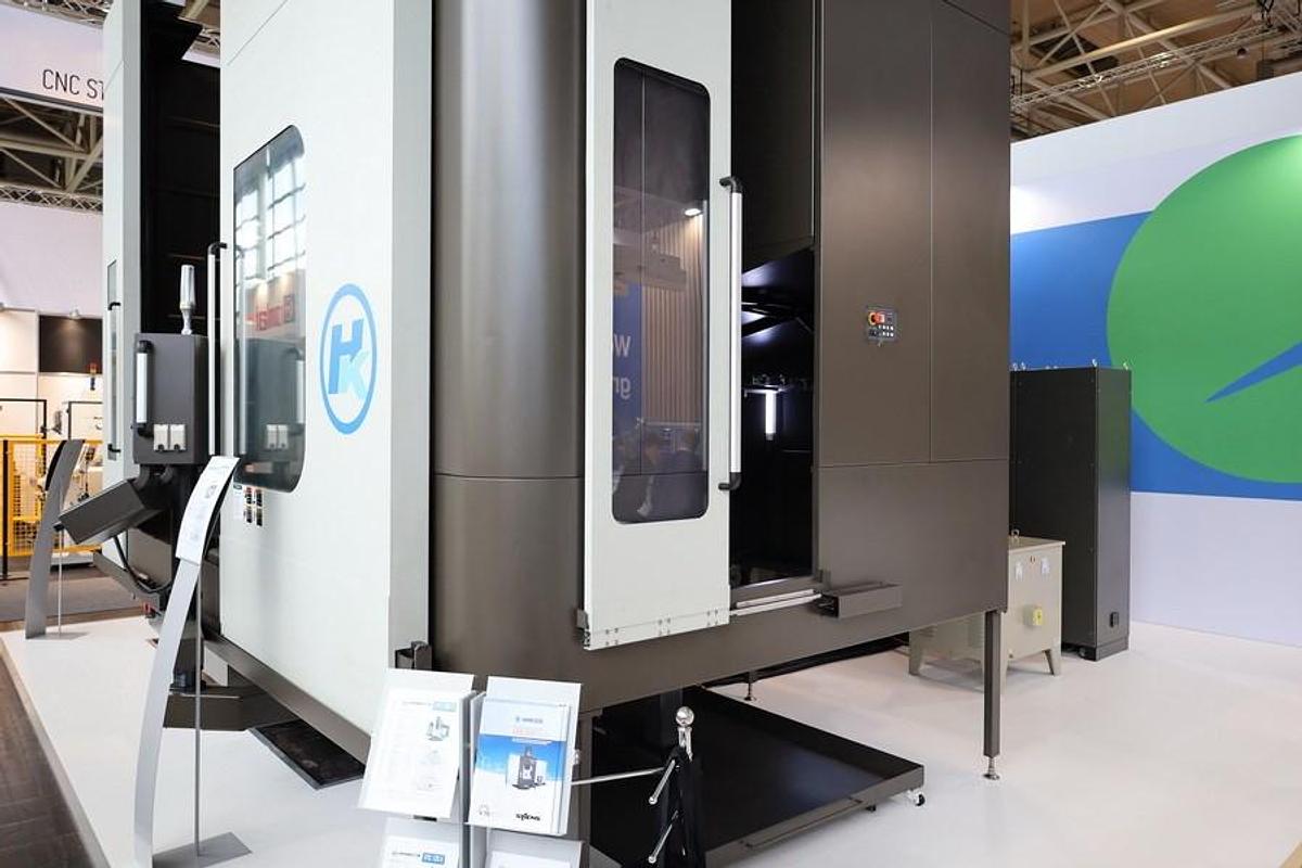 Used Hankook VTC 200E CNC Double Column Vertical Boring & Turning Machine with Live Spindle