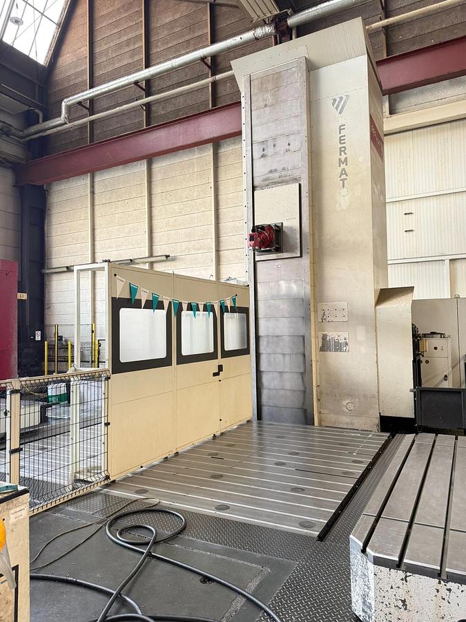 Used Fermat WRF Mill CNC Floor-Type Horizontal Boring Machine with 2 Tables