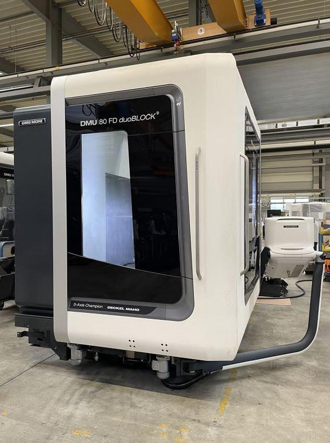 Used DMG DMU 80 FD duoBLOCK CNC Universal Machining Center