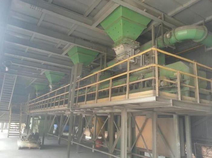 Used Inteco 150 Ton Ladle Furnace with Moving Rail Car, Dust Collection, Auto Input system