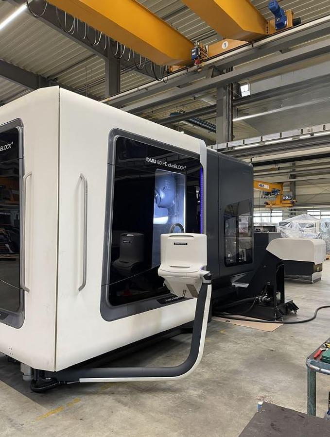 Used DMG DMU 80 FD duoBLOCK CNC Universal Machining Center
