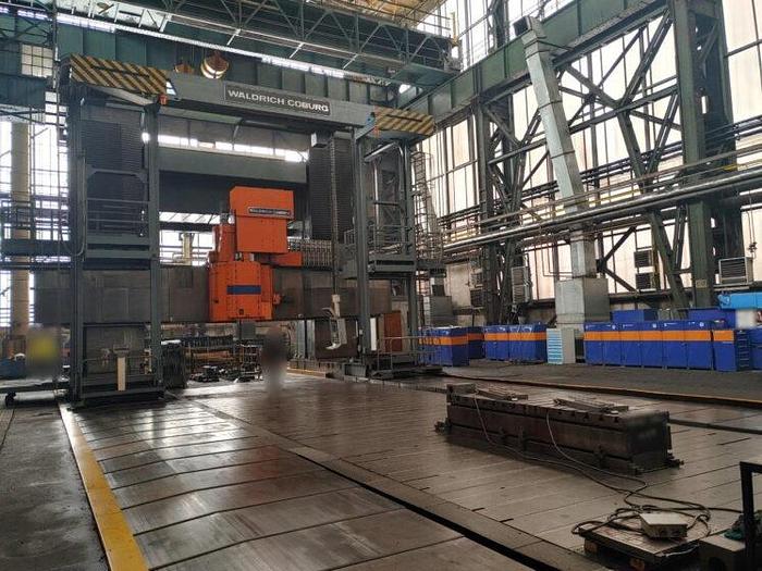 Used WALDRICH COBURG S 22-10 GM 500 CN16 M CNC GANTRY TYPE MILLING MACHINE