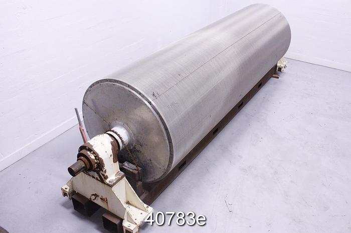 Used Hooper Thickener Size 48"x150" Spare Cylinder #40783