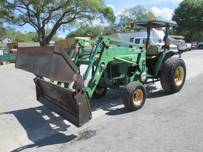 Used 2003 John Deere 5420 Tractor With Loader
