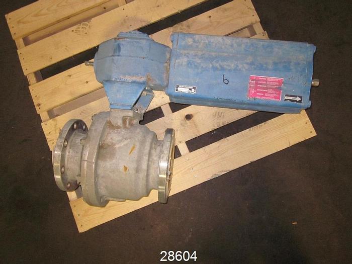 Used Neles Jamesbury 69150313600ttt2 6" Control Ball Valve, 31 #28604