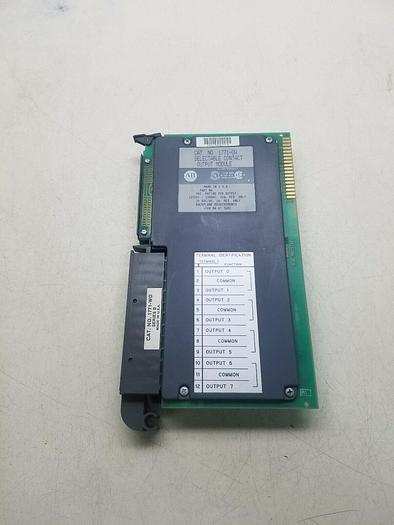 Used Allen Bradley 1771-OW Selectable Contact Output Module