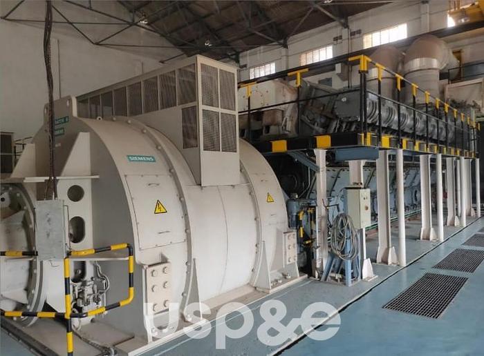 Used 18.5 MW 2000 Used MAN 12V48/60 HFO Power Plant