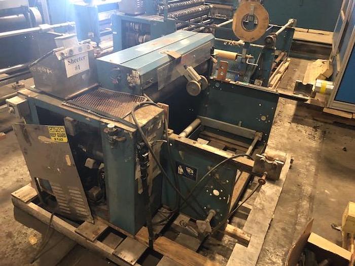 Used 36" ROSENTHAL SHEETER MISSING BATCH COUNTER