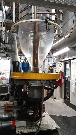 Used KIEFEL COMPEX 80SA/27D Monolayer blown film complete line for LDPE and HDPE