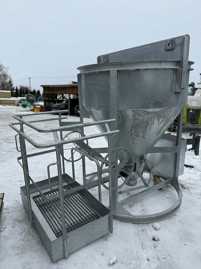 Szal-bud Pojemnik do betonu 1.5m3 ocynkowany ogniowo