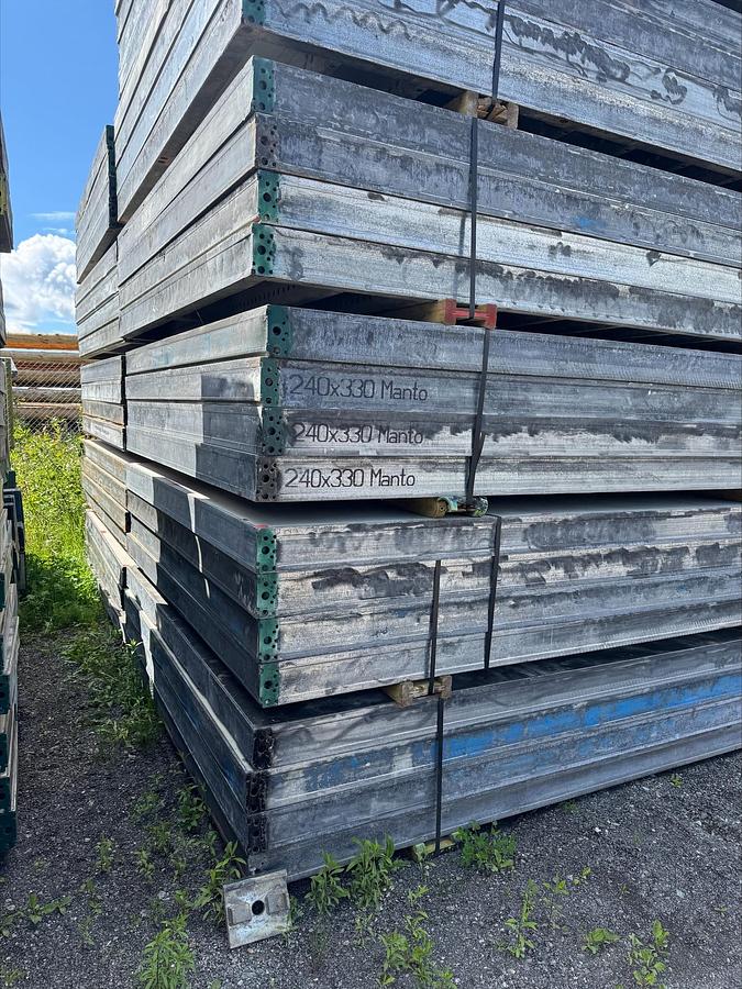 Used 2020 Hunnebeck Szalunek Manto o wysokości 330cm z plastikową sklejką 278m2