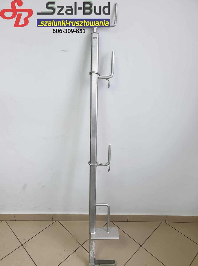 Słupek BHP skręcany, barierka