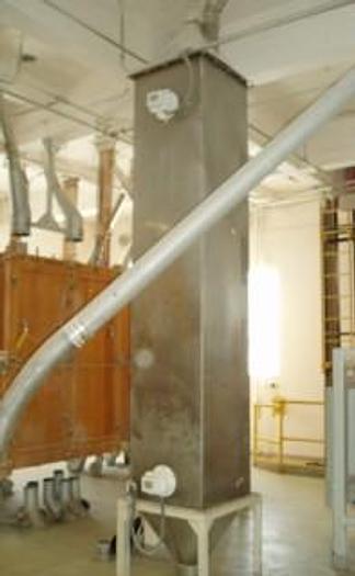 Used Hopper, 40 CF, S/st, 2' X 2' X 10', Cone Bottom (2) #S733172